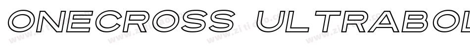 OneCross UltraBold字体转换